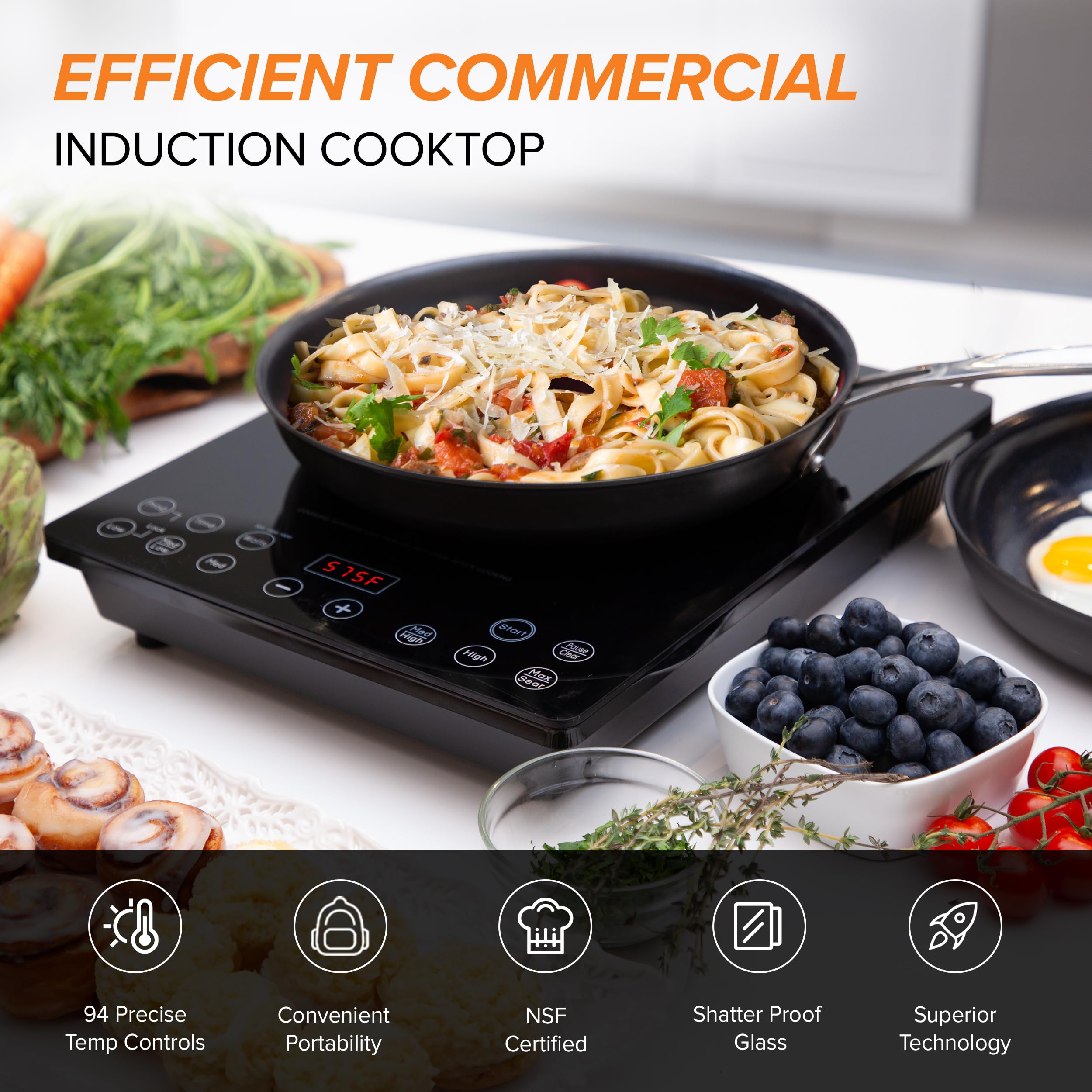 Amazon.com: Nuwave Portable Induction Cooktop, NSF-Certified